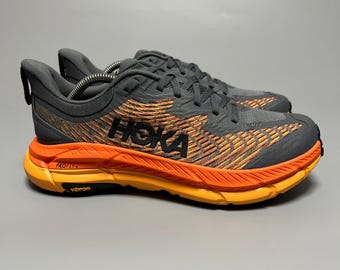 US 9D Hoka One One Mafate Speed 4 Trailrunningschuhe 1129930 CKBC ‘Castlerock/Flame’