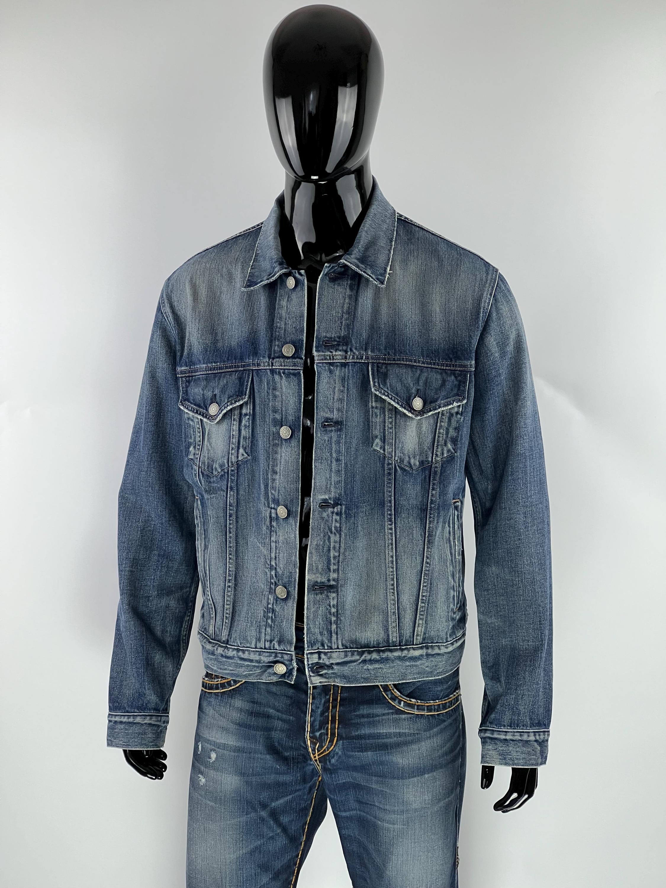 Denim & Supply Ralp Lauren Distressed Denim Jacket Size L/XL