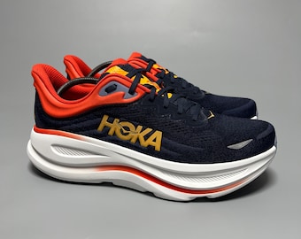 US 13D Hoka One One Bondi 9 Running Shoes Walking Gym 1162011 VTYN ‘Varsity Navy / Nautical Blue’