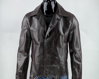 Costume National レザー　コート C'N'C Costume National Woman's New Leather Coat Jacket size S | eBay