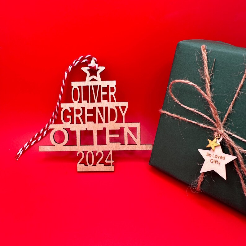 Family Tree Ornament Christmas Tree Ornament Christmas Family