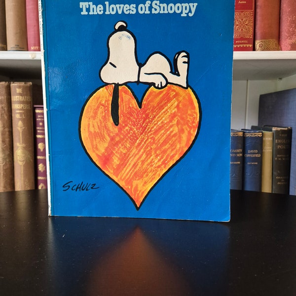 Peanuts - The Loves of Snoopy de Schulz (1979) livraison gratuite en Irlande Rare Broché A4