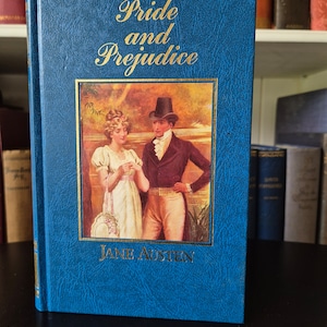 Beautiful Austen Classic! Pride and Prejudice by Jane Austen - 1986  vintage Hardback Book