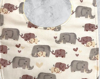 Cute Baby Elephant Bib