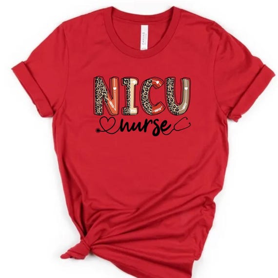 NICU Nurse Football Shirt: Neonatal Intensive Care Unit