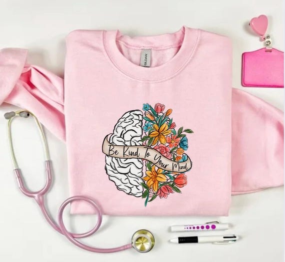 Be Kind To Your Mind Crewneck - Mental Health Matters