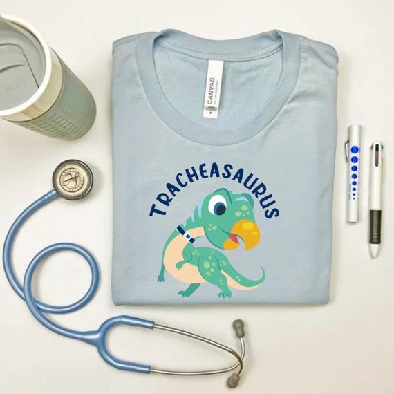 Tracheasaurus T-Shirt: Trach Life, Tracheostomy Support