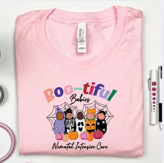 Boo-tiful Babies: Neonatal Intensive Care Unit T-shirt, NICU Halloween Tee