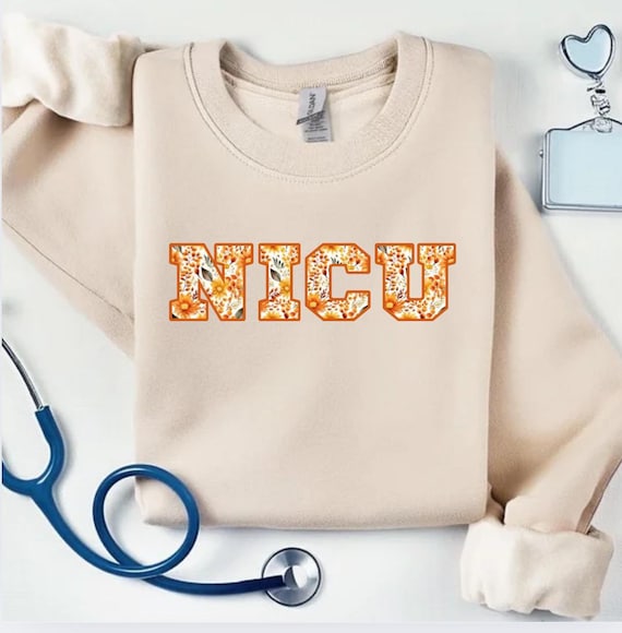 NICU Crewneck, NICU Fall Flowers Crewneck