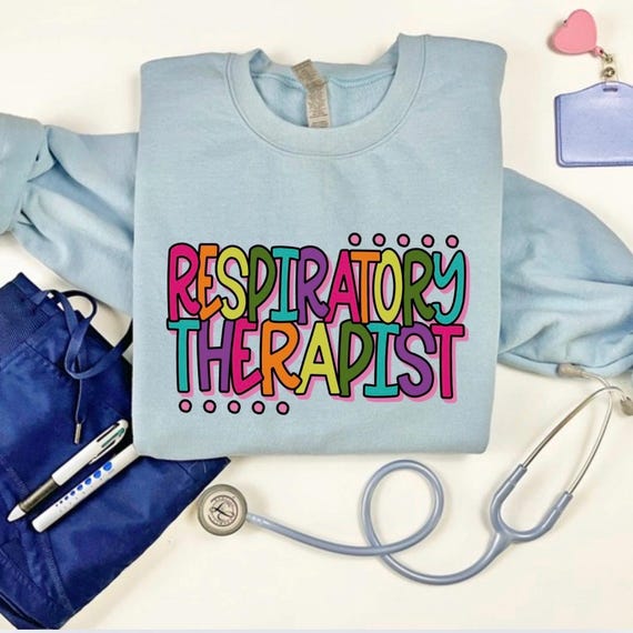 Respirtory Therapist Crewneck, Colorful RT Crewneck, RT, RT life Crewneck, Respirtory Therapist