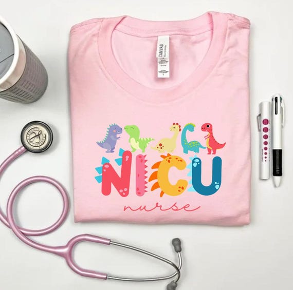 Dino NICU shirt, NICU nurse Dino shirt, NICU shirt, Nicu nurse shirt, Dino shirt, Neonatal intenisve care unit shirt, Newborn icu shirt