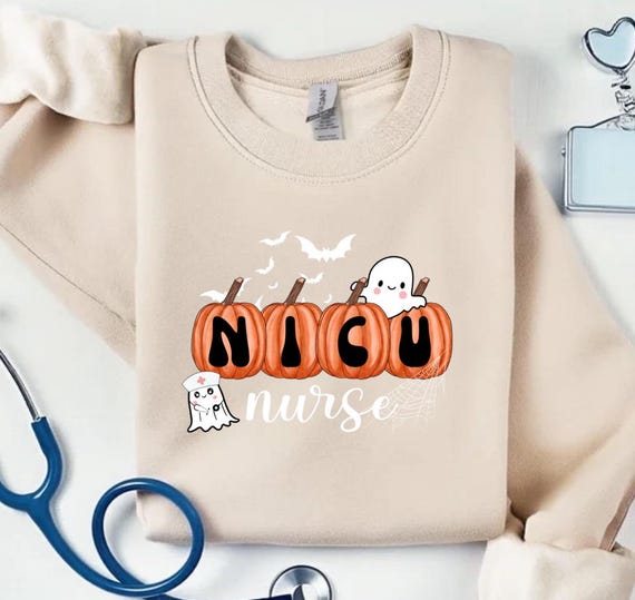 NICU Nurse Halloween Crewneck: Neonatal Intensive Care Unit