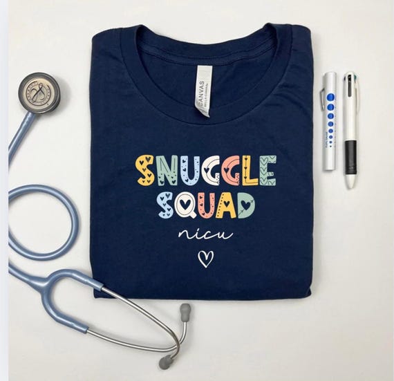 Snuggle Squad NICU T-Shirt: Labor and Delivery Crew Tee