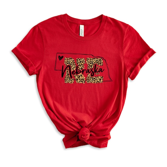 Nebraska Game Day Tshirt, Husker Pride, Sports Fanatic, Nebraska - NE Cheetah - Shirt