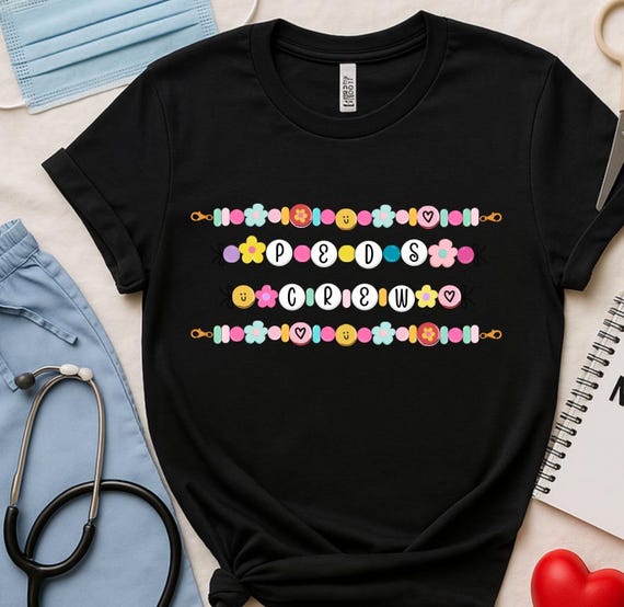 Friendship Bracelet PEDS CREW Tshirt, PEDS Crew Tshirt