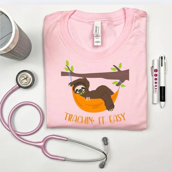 Trachin' it Easy Tshirt, Trach Life, Tracheostomy, Trach Mom, Trach Dad, Trach Parents, Respiratory Therapy, RT,