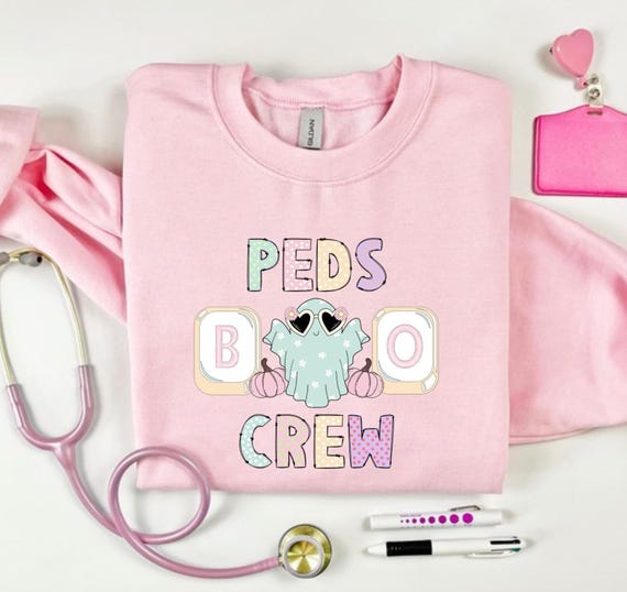 PEDS Boo Crew Crewneck: Pediatric Halloween Fun