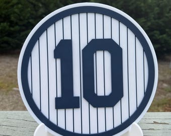 New York Yankees ~ Phil Rizzuto #10 Sign ~ Dostępne różne rozmiary ~ DOSTĘPNE ZNAKI NIESTANDARDOWE ~