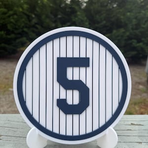 New York Yankees ~ Joe DiMaggio #5 Sign ~ Multiple Sizes Available ~ CUSTOM SIGNS AVAILABLE~