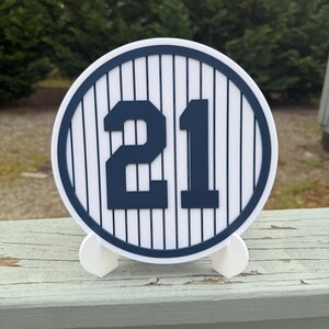 New York Yankees ~ Paul O&#39;Neill #21 Sign ~ Multiple Sizes Available ~ Monument Park Sign Recreation ~ CUSTOM SIGNS AVAILABLE~