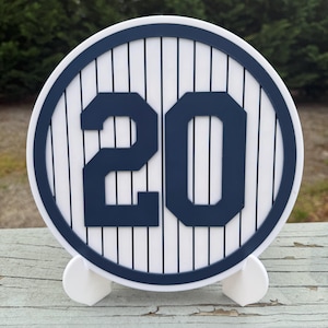New York Yankees ~ Jorge Posada #20 Sign ~ Multiple Sizes Available ~ Monument Park Sign Recreation ~ CUSTOM SIGNS AVAILABLE~