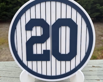 Jorge Posada #20 Yankees Sign: Monument Park Recreation