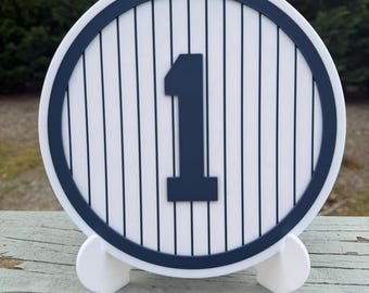 New York Yankees ~ Billy Martin #1 Sign ~ Multiple Sizes Available ~ CUSTOM SIGNS AVAILABLE~