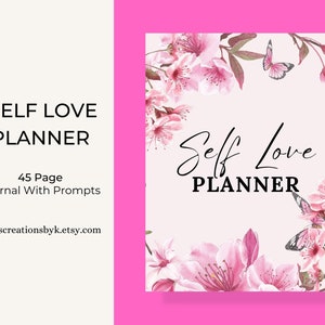 Zelfliefde planner therapie afdrukbare wellness-werkbladen zelfcompassie therapie werkboek digitale toolkit zelfvertrouwen stemming tracker dagboek afbeelding 5