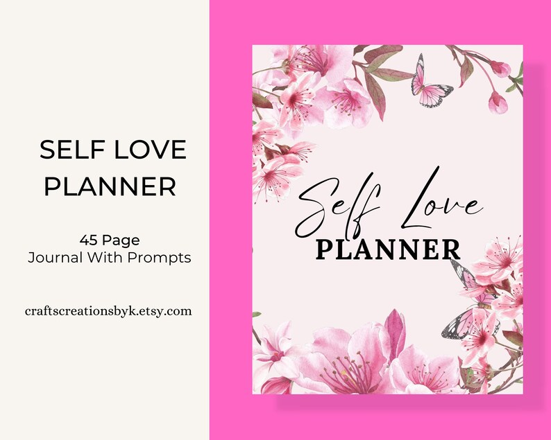 Zelfliefde planner therapie afdrukbare wellness-werkbladen zelfcompassie therapie werkboek digitale toolkit zelfvertrouwen stemming tracker dagboek afbeelding 5