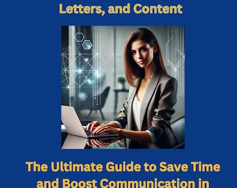 ChatGPT for Professionals eBook AI-Powered Writing Guide for Emails, Business Letters Content Creation ChatGPT How To Guide Social Media