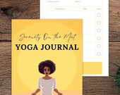 Yoga Practice Journal: Daily Wellness, Meditation Guide (Printable PDF)