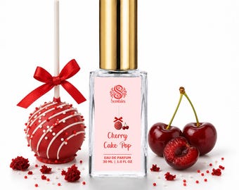 CHERRY CAKE POP | Perfume Spray | Organic Perfume Oil | Vanilla Gourmand Fragrance | Vegan