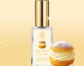 WHITE CHOCOLATE CREAM Puff | Perfume Spray & Oil | Gourmand Fragrance | Vegan