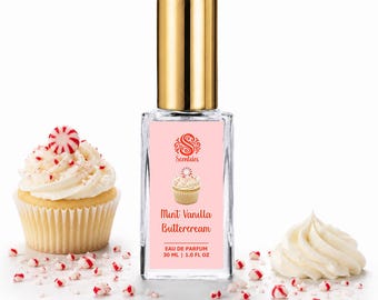 MINT VANILLA BUTTERCREAM | Perfume Spray | Organic Perfume Oil | Holiday Gourmand Fragrance | Vegan