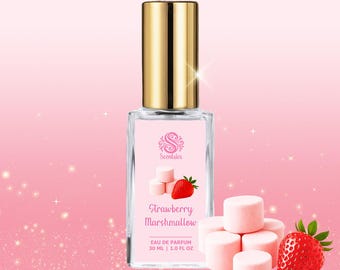 STRAWBERRY MARSHMALLOW | Perfume Spray & Oil | Gourmand Fragrance | Vegan