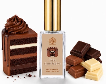 TRIPLE CHOCOLATE CAKE | Perfume Spray | Organic Perfume Oil | Gourmand Fragrance | Vegan