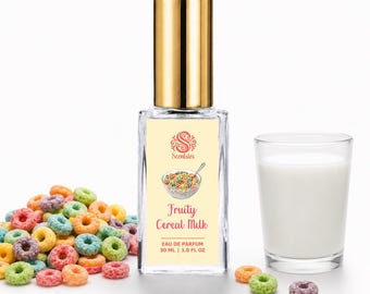 FRUITY CEREAL MILK | Perfume Spray | Organic Perfume Oil | Gourmand Fragrance | Vegan