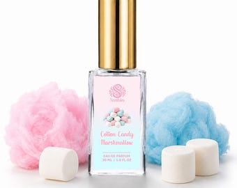 COTTON CANDY MARSHMALLOW | Perfume Spray | Organic Perfume Oil | Vanilla Gourmand Fragrance | Vegan