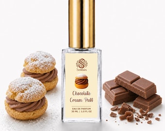 CHOCOLATE CREAM PUFF | Perfume Spray | Organic Perfume Oil | Gourmand Fragrance | Vegan