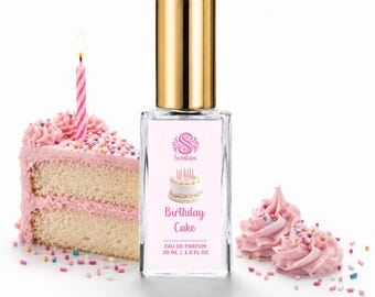 BIRTHDAY CAKE | Perfume Spray | Organic Perfume Oil | Vanilla Gourmand Fragrance | Vegan