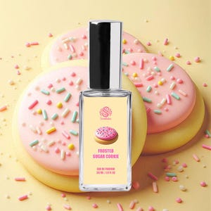 FROSTED SUGAR COOKIE Perfume | Handmade Vegan Gourmand Perfume | Eau de Parfum Spray & Roll-On Perfume Oil | Sweet Dessert Scents