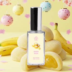 BANANA MOCHI Perfume | Gourmand, Fruity | Vegan | Perfume Spray & Roll-On Oil