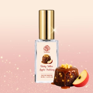 STICKY TOFFEE APPLE Pudding | Perfume Spray & Roll-On Oil | Gourmand | Brown Sugar, Caramel, Vanilla | Vegan