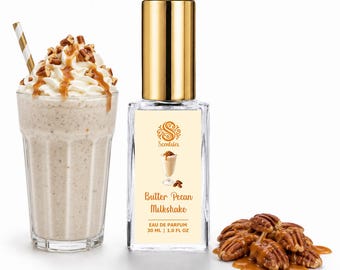 BUTTER PECAN MILKSHAKE | Perfume Spray | Organic Perfume Oil | Vanilla Gourmand Fragrance | Vegan