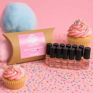 GOURMAND Perfume Discovery Sample Set | Handmade Vegan Gourmand Eau de Parfum | Pick 4, 8, or 12 | Sweet Dessert Scents | Perfect For Gifts