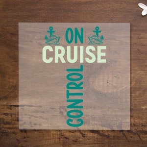 On Cruise Control DTF, Cruise Lover DTF Heat Press Sheet for T-shirt Transfer, Cruise Trip Tee Heat Press Sheet, Summer Cruise Time