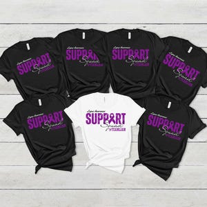 Lupus Support Squad Custom Name Shirt, Lupus Awareness T-Shirt, Purple Team Name Custom Shirt, Personalize Shirt, Custom Text Shirt