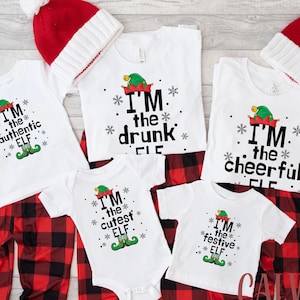 Custom The Elf Shirt, Custom Elf Shirt, Christmas Family Matching, Funny Christmas Shirt, Christmas Elf Shirts, Christmas Family Matching.