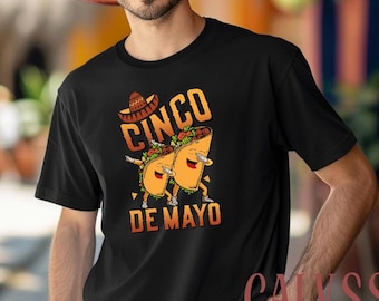 Dancing Tacos Party Shirt, Cinco de Mayo Mexican Party Sweatshirt, Latina Fiesta Hoodie, Taco-Tequila