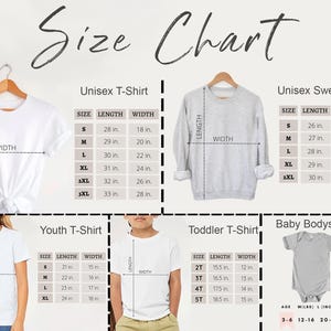 a woman's size chart for a baby bodysuit
